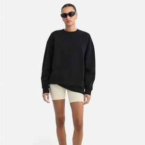 MATE the label organic cotton fleece oversized sweater